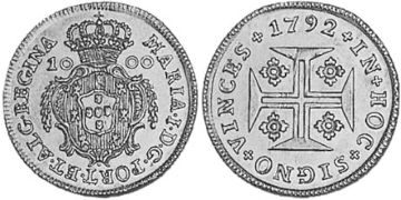 1000 Reis 1787-1800