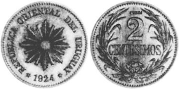 2 Centesimos 1924