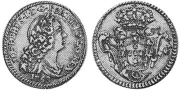 1/2 Escudo 1751-1768
