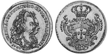 1/2 Escudo 1777-1784