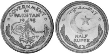 1/2 Rupie 1948-1951