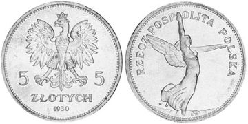 5 Zlotych 1928-1932