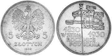 5 Zlotych 1930