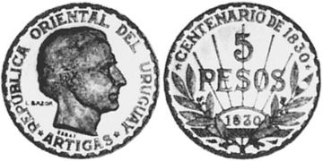 5 Pesos 1930