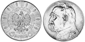 5 Zlotych 1934-1938