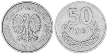 50 Groszy 1957-1985