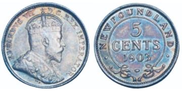 5 Cents 1903-1908