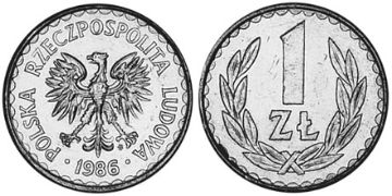 Zloty 1986-1988