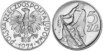 5 Zlotych 1958-1974