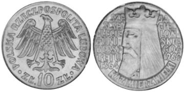 10 Zlotych 1964