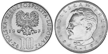 10 Zlotych 1975-1984