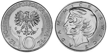 10 Zlotych 1975-1976