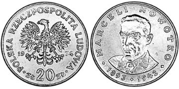 20 Zlotych 1974-1983