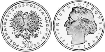 50 Zlotych 1972-1974
