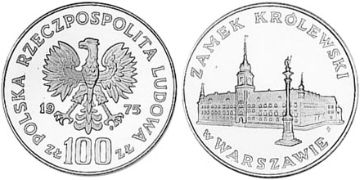 100 Zlotych 1975