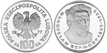 100 Zlotych 1977