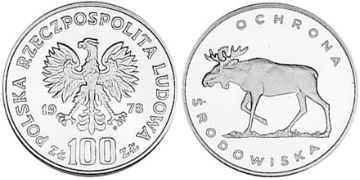 100 Zlotych 1978