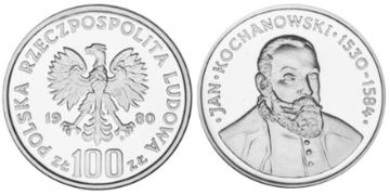100 Zlotych 1980