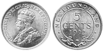 5 Cents 1912-1929