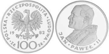 100 Zlotych 1982-1986