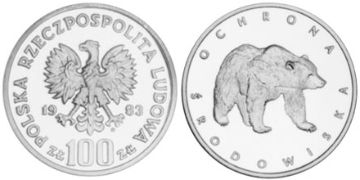 100 Zlotych 1983