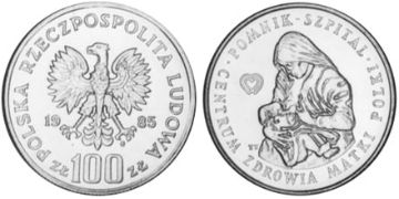 100 Zlotych 1985