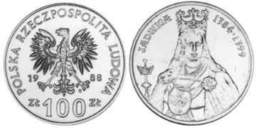 100 Zlotych 1988