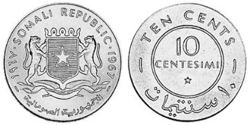 10 Centesimi 1967