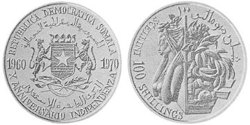 100 Shillings 1970