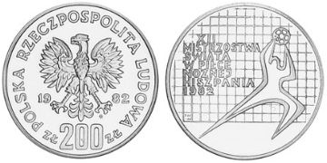 200 Zlotych 1982