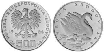 500 Zlotych 1984