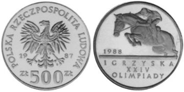 500 Zlotych 1987