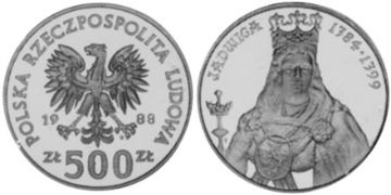 500 Zlotych 1988