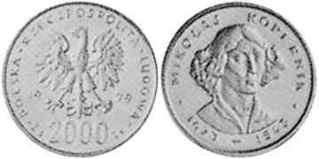 2000 Zlotych 1979