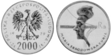 2000 Zlotych 1979
