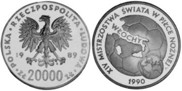 20000 Zlotych 1989