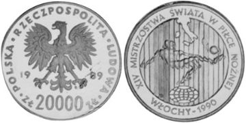 20000 Zlotych 1989