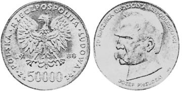 50000 Zlotych 1988