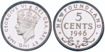 5 Cents 1944-1947