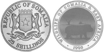 25 Shillings 1998