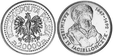 20000 Zlotych 1993