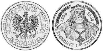 20000 Zlotych 1994