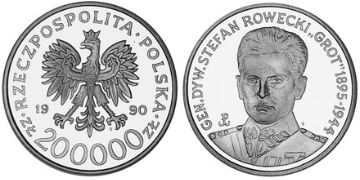 200000 Zlotych 1990-1991
