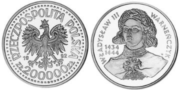 200000 Zlotych 1992