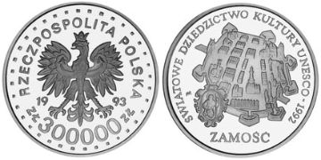 300000 Zlotych 1993