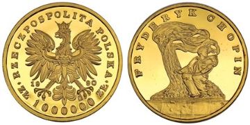 1000000 Zlotych 1990
