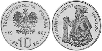 10 Zlotych 1996