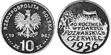 10 Zlotych 1996
