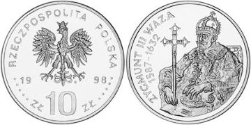 10 Zlotych 1998