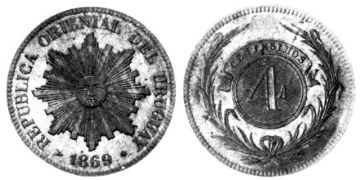 4 Centesimos 1869